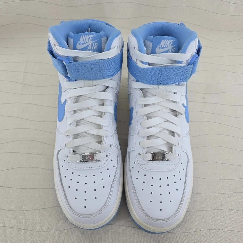 Nike Womens 'University Blue' Air Force 1 High Top OG Shoes DX3805-100 Size 8